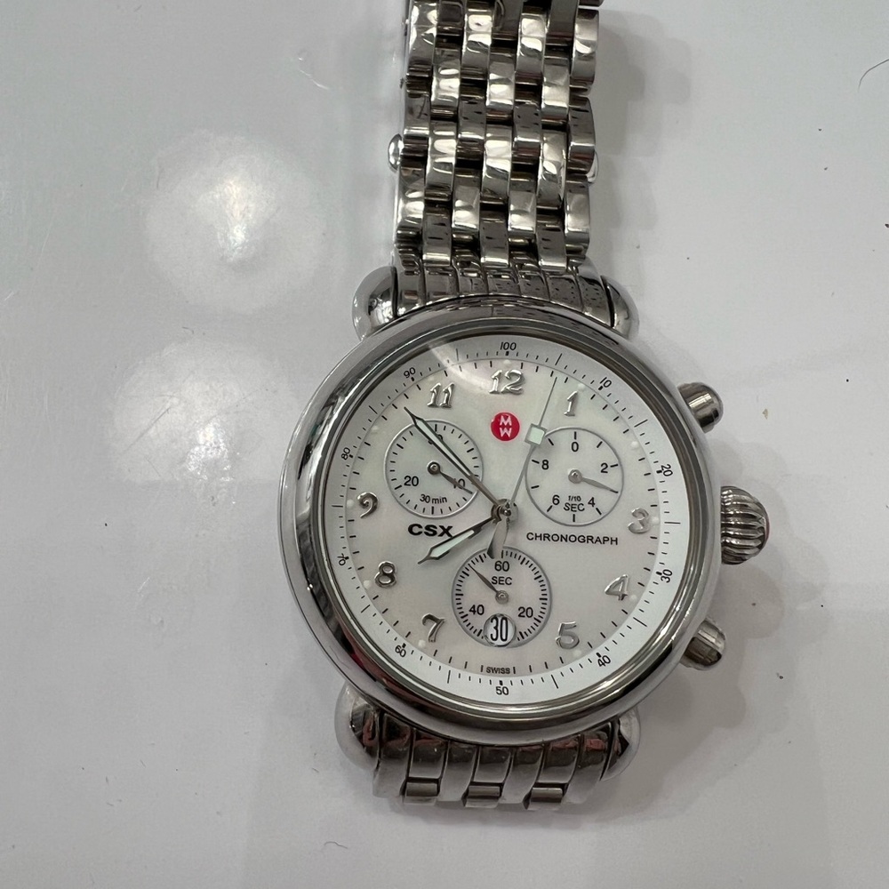 Beautiful Michele stainless steel watch - Picture 3 of 3